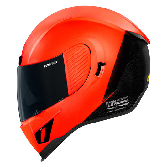 Icon Airform Counterstrike MIPS Red Unisex Adult Motorcycle Full Face Helmet