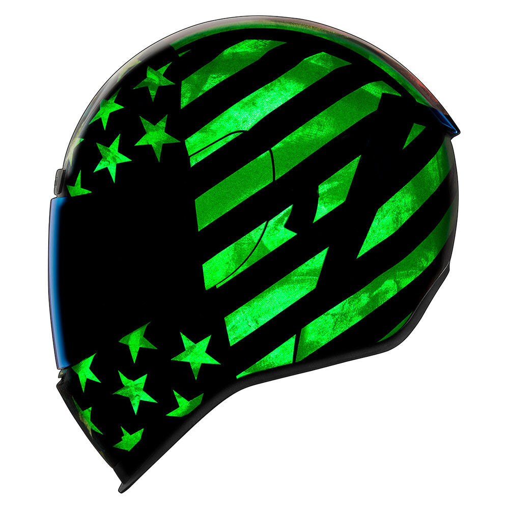Icon Airform Old Glory Unisex Adult Street Riding Motorcycle Full Face Helmet