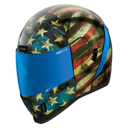 Icon Airform Old Glory Unisex Adult Street Riding Motorcycle Full Face Helmet