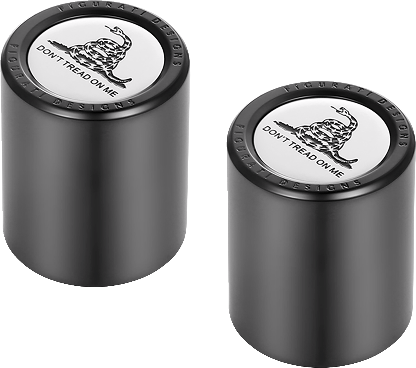 Figurati Don't Tread on Me Short Magnetic Docking Hardware Covers for Harley