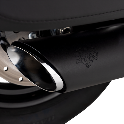 Vance & Hines Twin Slash Black 4" Slip On Muffler for 2025 Harley Softail 46750