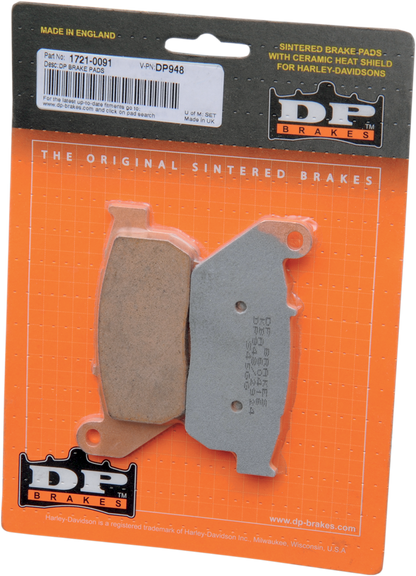 Dp Brakes Sintered Metal Front Brake Pad Set for 2004-2013 Harley Sportster