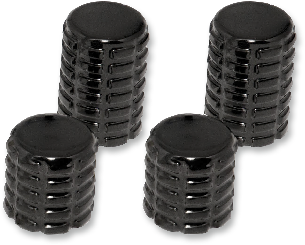 Pro Pad Black Grenade 4 Point Docking Station Covers for Harley Davidson