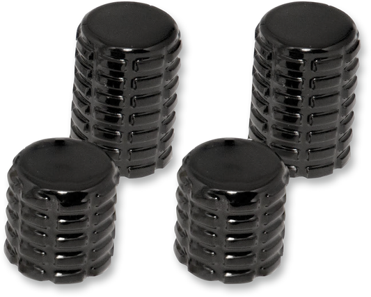 Pro Pad Black Grenade 4 Point Docking Station Covers for Harley Davidson