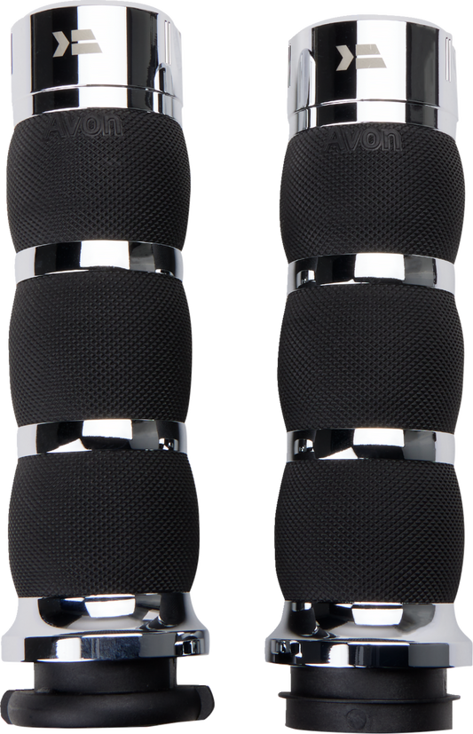 Khrome Werks Klassic Cushion TBW Handlebar Hand Grips for 2008-25 Harley Touring