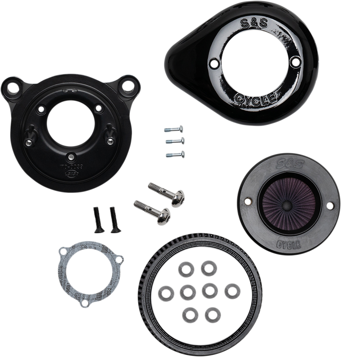 S&S Air Stinger Stealth Air Filter Cleaner Kit 08-17 Harley Softail Touring FLHX