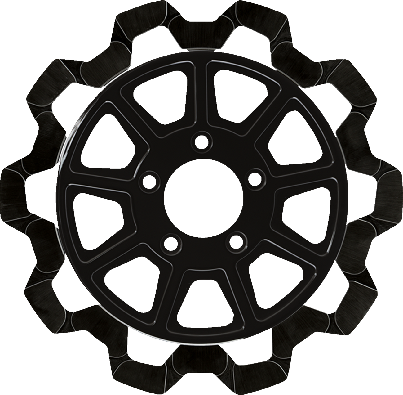 Lyndall Racing 9-Spoke Black Rear Brake Rotor fits 2014-2024 Harley Touring