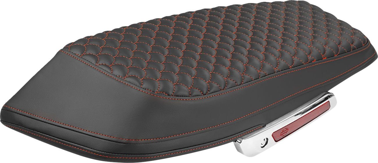 Saddlemen Red Dragon Scale Saddlebag Lid Covers for 2023-2026 Harley Touring