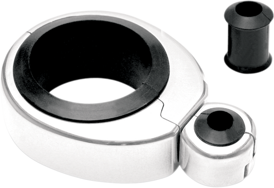 Motion Pro Chrome 1.25"-1.50" Motorcycle Clutch Throttle Cable Clamp for Harley