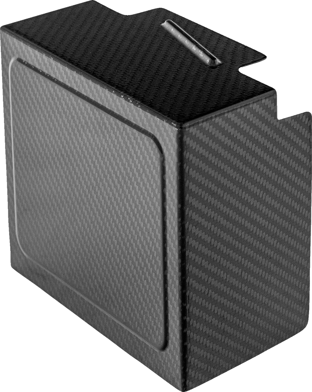 Saddlemen Carbon Fiber Matte Battery Cover fits 1999-2005 Harley Dyna FXD FXDWG