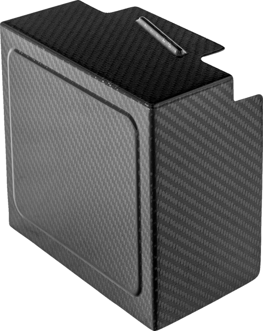 Saddlemen Carbon Fiber Matte Battery Cover fits 1999-2005 Harley Dyna FXD FXDWG