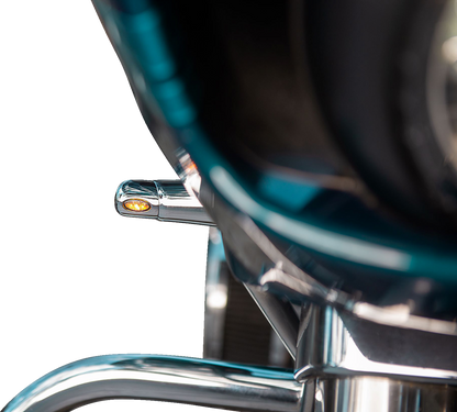 Kodlin Elypse LED Chrome Front Turn Signals for 2015-2024 Harley Touring Softail