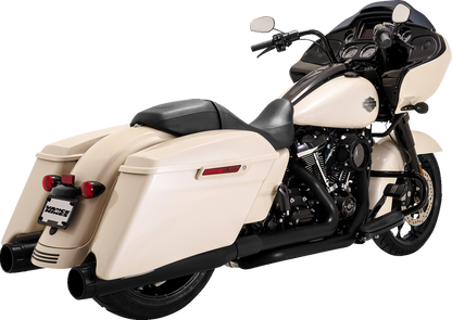Vance & Hines Dresser Duals Black Header System for 2017-2023 Harley Touring M8