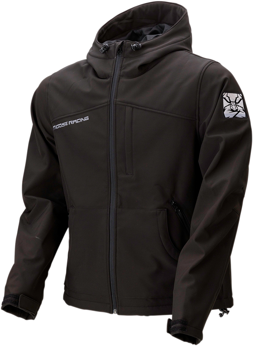 Moose Racing Agroid Black Textile Motorcycle Riding Mens Casual Zipper Jacket