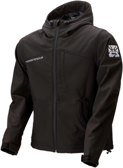 Moose Racing Agroid Black Textile Motorcycle Riding Mens Casual Zipper Jacket