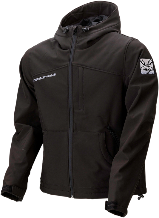 Moose Racing Agroid Black Textile Motorcycle Riding Mens Casual Zipper Jacket