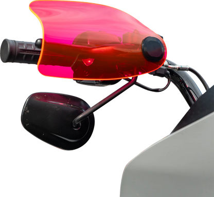 Klock Werks Flare Pink Ice Hand Guards fits 1982-2025 Harley Cable Clutch