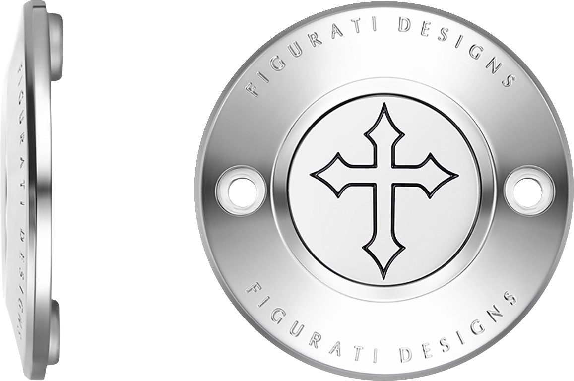 Figurati Designs Cross Stainless Steel Timing Cover for 2017-2023 Harley M8