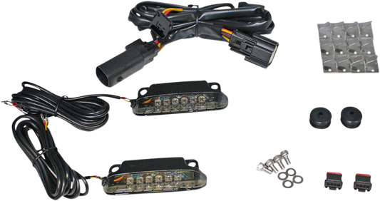 Custom Dynamics Rear Luggage Rack LED Light Bar 2014-2024 Harley Touring FLHX