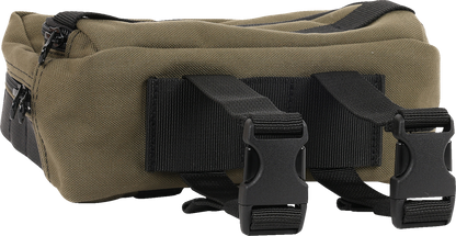 Thrashin Supply Green Motorcycle Handlebar Storage Bag Plus for Harley THB-0010