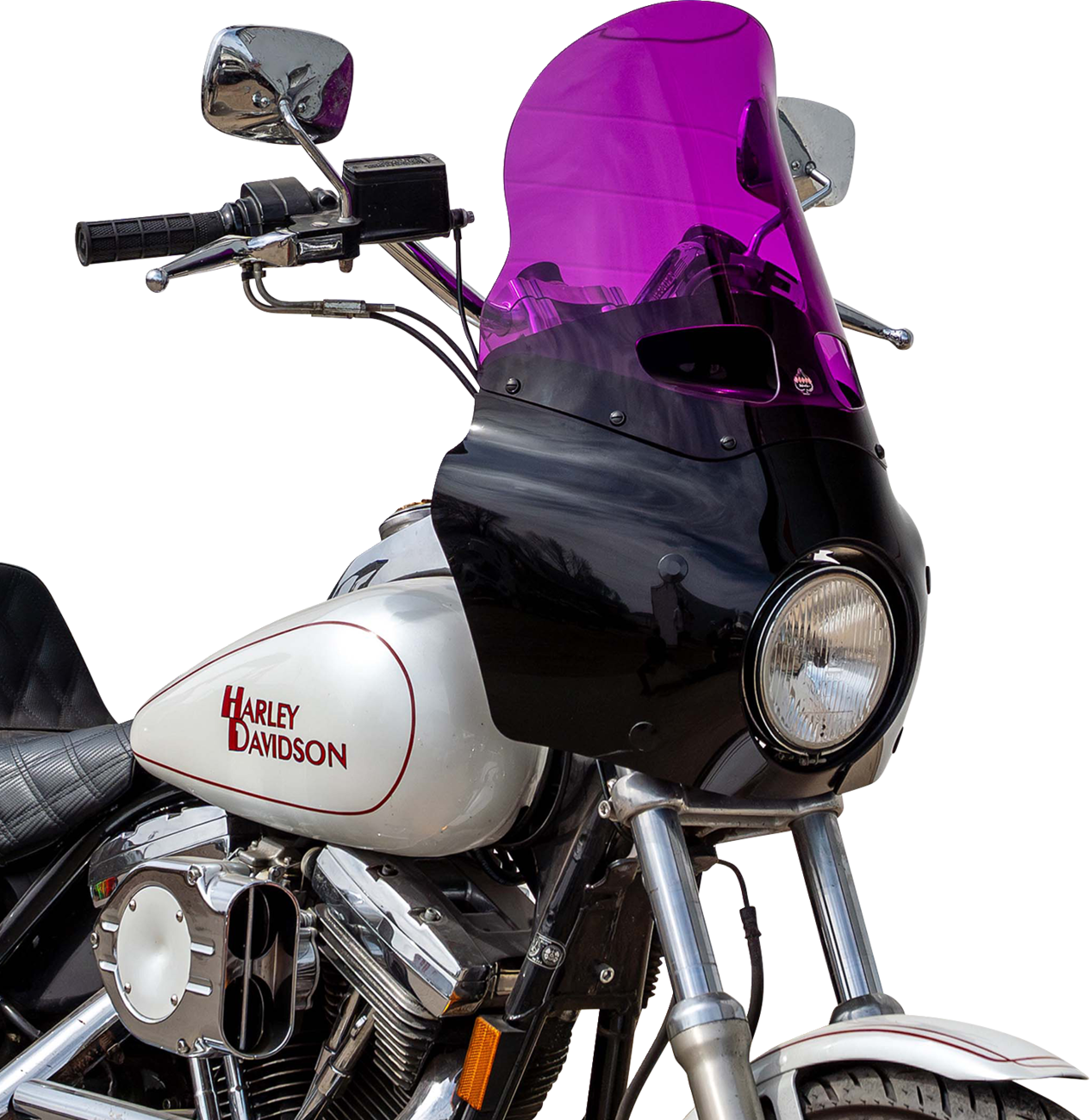 Klock Werks 15" Kolor Flare Purple Road Warrior Fairing Motorcycle Windshield