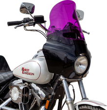 Klock Werks 15" Kolor Flare Purple Road Warrior Fairing Motorcycle Windshield