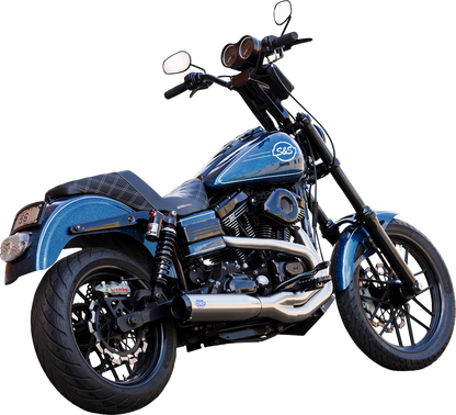 S&S Cycle 2-into-1 Qualifier Exhaust System for 2006-2007 Harley Dyna FXD FXDB