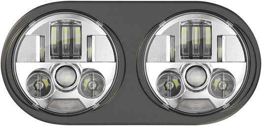 Custom Dynamics Chrome Probeam LED Headlight 1998-2013 Harley Road Glides FLTR