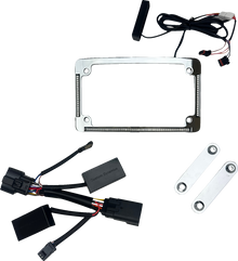 Custom Dynamics All-In-One LED License Plate Frame fits 2023-2025 Harley Touring