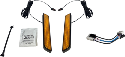 Custom Dynamics Amber LED Front Fork Leg Turn Signals 1996-2017 Harley Softail