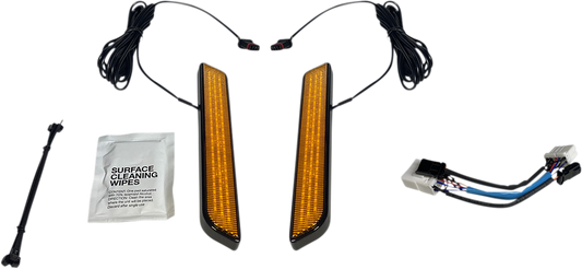 Custom Dynamics Amber LED Front Fork Leg Turn Signals 1996-2017 Harley Softail