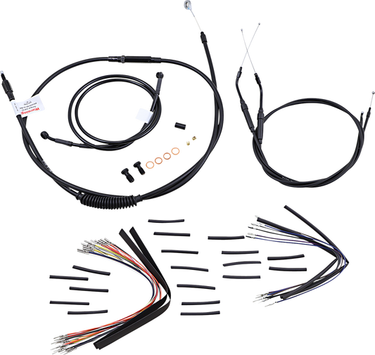 Burly Brand 16" Ape Hanger Handlebar Cable Kit 1998-2005 Harley Dyna Models