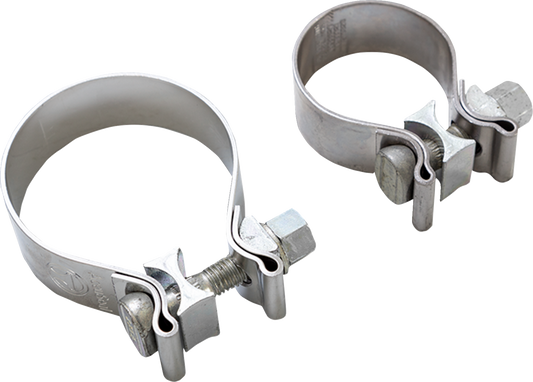 Vance & Hines Slip On Muffler Exhaust Clamps for 2017-2024 Harley Touring M8