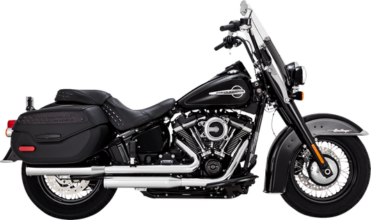 Vance & Hines Chrome 3" Eliminator 300 Slip On Mufflers 2018-2022 Harley FLHC