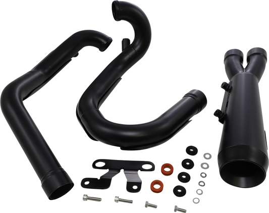 Trask Assault 2:1 Black Exhaust System fits 2007-2017 Harley V-Rod Night Rod