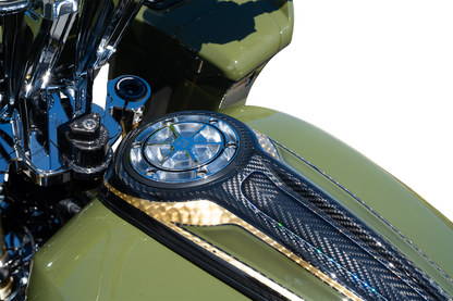 Kodlin Ascent Pro Chrome Gas Fuel Cap fits 2023-2026 Harley Road Street Glide