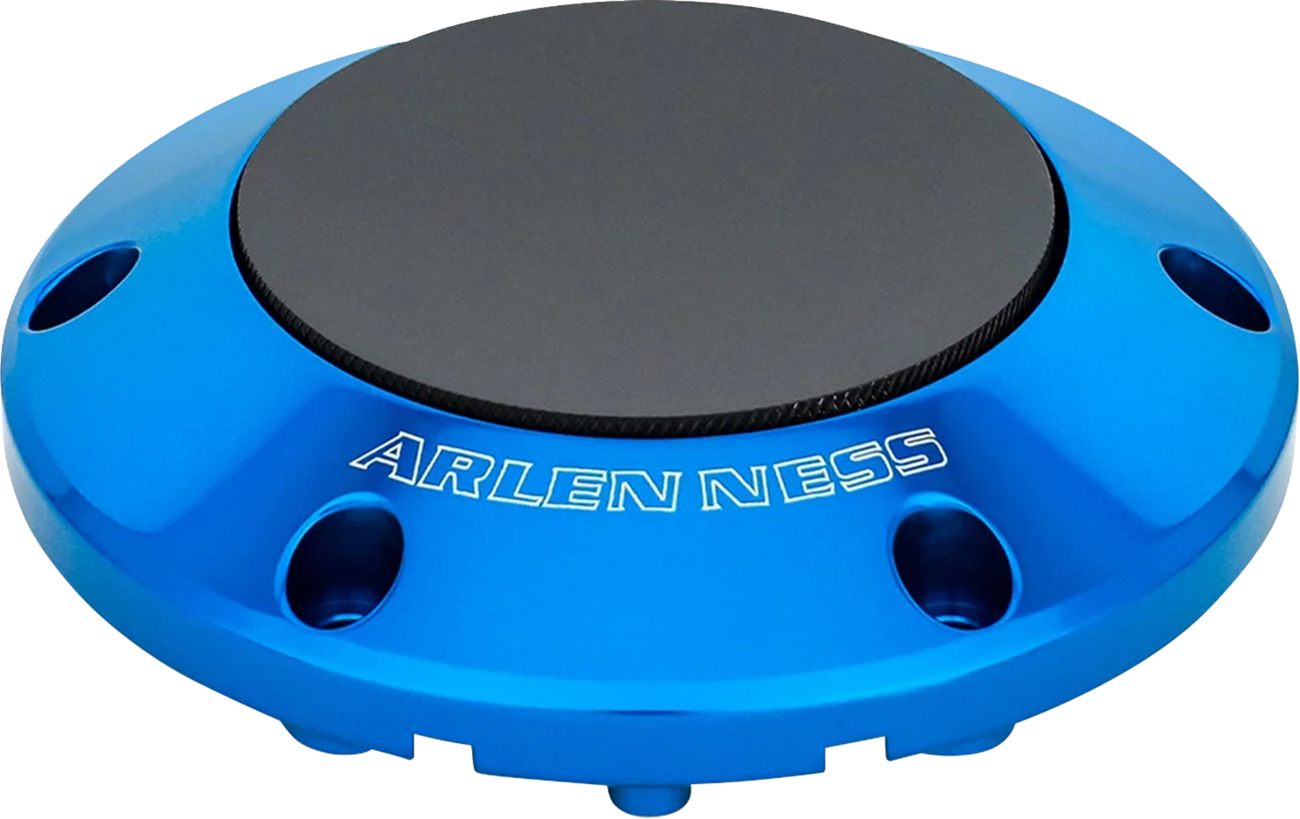 Arlen Ness Blue Pop Up Gas Fuel Cap fits 2023-2026 Harley Street Road Glide M8