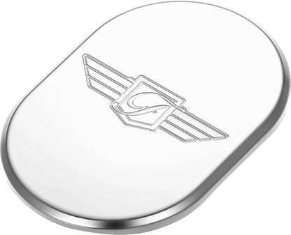 Figurati Logo Right Side Antenna Hole Insert 2009-2023 Harley Touring FLHX FLTR
