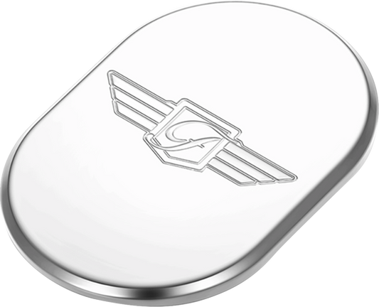 Figurati Logo Right Side Antenna Hole Insert 2009-2023 Harley Touring FLHX FLTR
