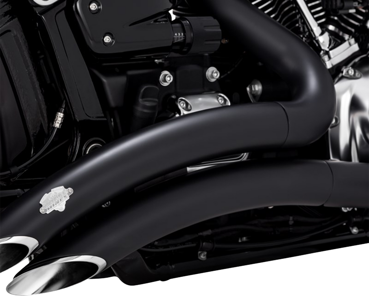 Vance & Hines Big Radius 2-2 Black Exhaust System fits 2025-2026 Harley Fat Boy