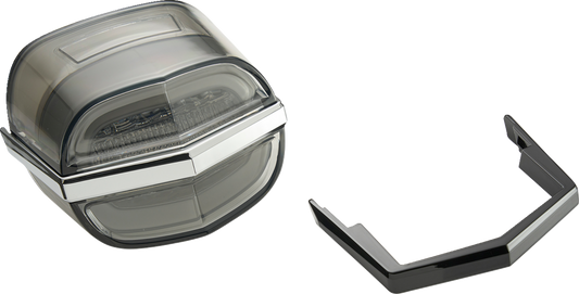 Ciro Armor Smoke Taillight w/ Lightstrike fits 1999-2024 Harley Touring Softail