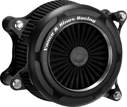 Vance & Hines VO2 Onyx Black Air Intake Filter Kit 2017-2025 Harley Davidson M8