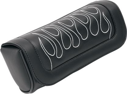 Saddlemen Silver Flame Highwaymen Tattoo Front Fork Tool Pouch Bag for Harley