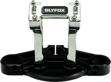 Slyfox 6" Raw 1-1/8" Clamping Pullback Handlebar Riser Kit for Harley Davidson