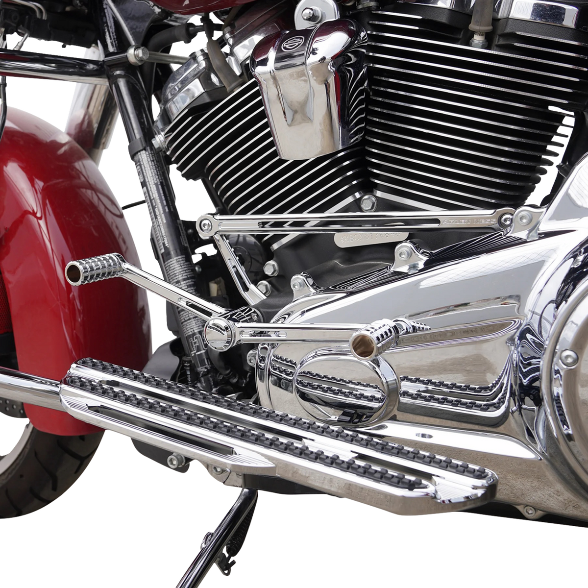 Arlen Ness Chrome SpeedLiner Heel-Toe Foot Control Kit for 99-26 Harley Touring