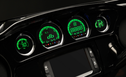 Koso HD-03 Multi-Color LCD Digital Gauge Kit for 2014-2024 Harley Touring