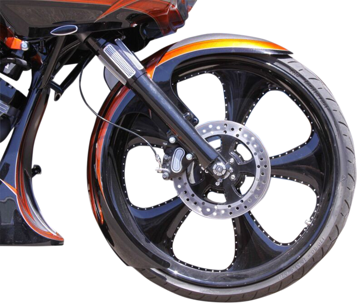 Paul Yaffe 23" DEI Steel Front Fender 1984-2013 Harley Touring Models FLHX FLHT is it ecoated????