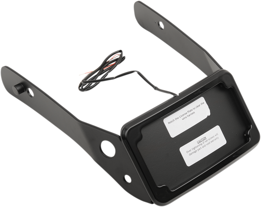Cycle Visions License Plate Light Frame Mount 2010-2015 Harley Dyna Wide Glide