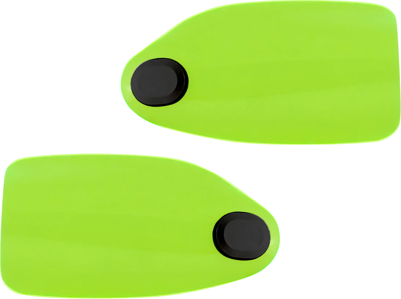 Klock Werks Flare Green Ice Hand Guards fits 1982-2025 Harley Cable Clutch