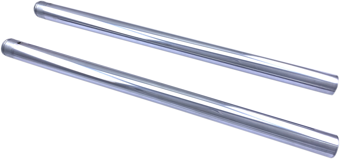 Drag Specialties +2" Chrome 39mm Fork Tubes for 1987-2007 Harley Dyna Sportster